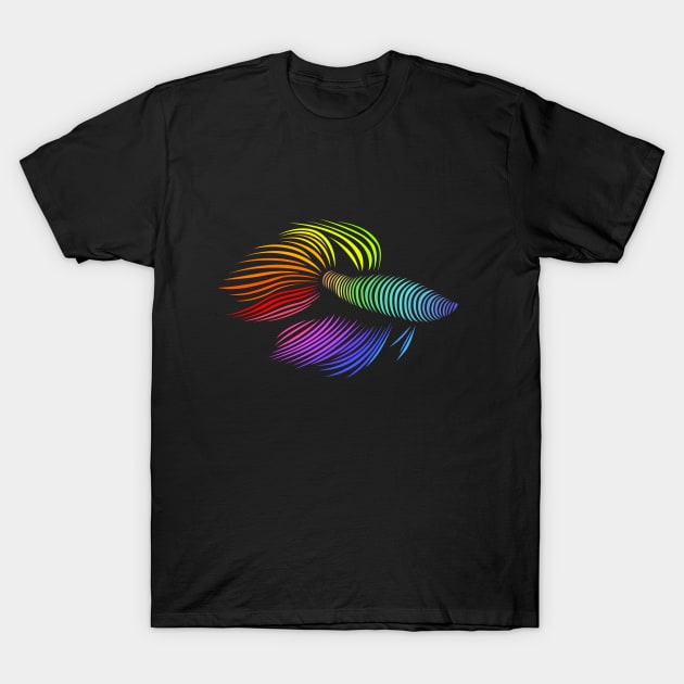 Betta fish T-Shirt by albertocubatas